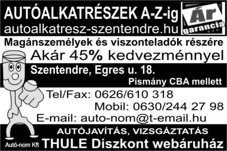 Újság hirdetés f-f